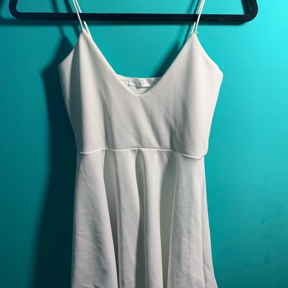 Skater Skirt Scoop Neck Dress